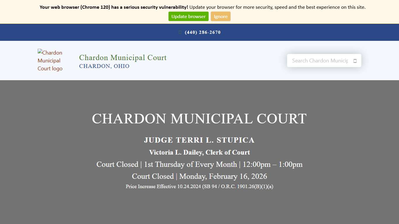 Chardon Municipal Court